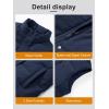 image:imageMAGCOMSEN Womens Puffer Down Vest Oversized Zip Up Outerwear Lightweight Winter Padded Gilet Jacket with PocketsNavy