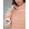 image:imageMAGCOMSEN Womens Puffer Jacket Lightweight Quilted Padded 4 Pockets Zipup Standcollar Winter Fleece CoatApricot
