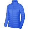 image:imageMAGCOMSEN Womens Puffer Jacket Lightweight Quilted Padded 4 Pockets Zipup Standcollar Winter Fleece CoatAzure Blue
