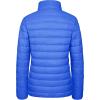image:imageMAGCOMSEN Womens Puffer Jacket Lightweight Quilted Padded 4 Pockets Zipup Standcollar Winter Fleece CoatAzure Blue