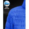 image:imageMAGCOMSEN Womens Puffer Jacket Lightweight Quilted Padded 4 Pockets Zipup Standcollar Winter Fleece CoatAzure Blue