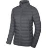 image:imageMAGCOMSEN Womens Puffer Jacket Lightweight Quilted Padded 4 Pockets Zipup Standcollar Winter Fleece CoatDark Grey