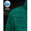 image:imageMAGCOMSEN Womens Puffer Jacket Lightweight Quilted Padded 4 Pockets Zipup Standcollar Winter Fleece CoatEmerald Green