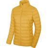 image:imageMAGCOMSEN Womens Puffer Jacket Lightweight Quilted Padded 4 Pockets Zipup Standcollar Winter Fleece CoatGinger