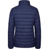 image:imageMAGCOMSEN Womens Puffer Jacket Lightweight Quilted Padded 4 Pockets Zipup Standcollar Winter Fleece CoatNavy Blue