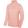image:imageMAGCOMSEN Womens Puffer Jacket Lightweight Quilted Padded 4 Pockets Zipup Standcollar Winter Fleece CoatPink
