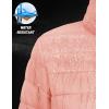 image:imageMAGCOMSEN Womens Puffer Jacket Lightweight Quilted Padded 4 Pockets Zipup Standcollar Winter Fleece CoatPink