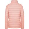 image:imageMAGCOMSEN Womens Puffer Jacket Lightweight Quilted Padded 4 Pockets Zipup Standcollar Winter Fleece CoatPink