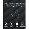 image:imageMAGCOMSEN Womens Puffer Vest Lightweight Stand Collar Zip 4 Pockets Puffy Vests Sleeveless Quilted Padded OuterwearA1black