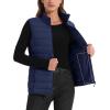 image:imageMAGCOMSEN Womens Puffer Vest Lightweight Stand Collar Zip 4 Pockets Puffy Vests Sleeveless Quilted Padded OuterwearAnavy