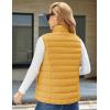 image:imageMAGCOMSEN Womens Puffer Vest Lightweight Stand Collar Zip 4 Pockets Puffy Vests Sleeveless Quilted Padded OuterwearGinger