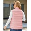 image:imageMAGCOMSEN Womens Puffer Vest Lightweight Stand Collar Zip 4 Pockets Puffy Vests Sleeveless Quilted Padded OuterwearPink