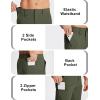 image:imageMAGCOMSEN Mens Hiking Cargo Shorts Quick Dry Lightweight 9 Golf Shorts Summer Casual Work Outdoor with 5 Zipper PocketsArmy Green