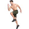 image:imageMAGCOMSEN Mens Hiking Cargo Shorts Quick Dry Lightweight 9 Golf Shorts Summer Casual Work Outdoor with 5 Zipper PocketsArmy Green