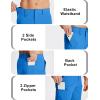 image:imageMAGCOMSEN Mens Hiking Cargo Shorts Quick Dry Lightweight 9 Golf Shorts Summer Casual Work Outdoor with 5 Zipper PocketsAzure
