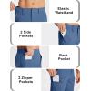 image:imageMAGCOMSEN Mens Hiking Cargo Shorts Quick Dry Lightweight 9 Golf Shorts Summer Casual Work Outdoor with 5 Zipper PocketsBlue Grey
