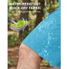 image:imageMAGCOMSEN Mens Hiking Cargo Shorts Quick Dry Lightweight 9 Golf Shorts Summer Casual Work Outdoor with 5 Zipper PocketsIce Blue