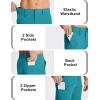 image:imageMAGCOMSEN Mens Hiking Cargo Shorts Quick Dry Lightweight 9 Golf Shorts Summer Casual Work Outdoor with 5 Zipper PocketsLake Blue