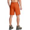 image:imageMAGCOMSEN Mens Hiking Cargo Shorts Quick Dry Lightweight 9 Golf Shorts Summer Casual Work Outdoor with 5 Zipper PocketsOrange