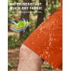 image:imageMAGCOMSEN Mens Hiking Cargo Shorts Quick Dry Lightweight 9 Golf Shorts Summer Casual Work Outdoor with 5 Zipper PocketsOrange