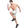 image:imageMAGCOMSEN Mens Hiking Cargo Shorts Quick Dry Lightweight 9 Golf Shorts Summer Casual Work Outdoor with 5 Zipper PocketsWhite