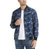 image:imageMAGCOMSEN Mens Jacket Lightweight Windbreaker Bomber Jacket Windproof Casual Jacket Zip Up Coats Outwear with 5 PocketsCamouflage Blue