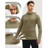 image:imageMAGCOMSEN Mens UPF 50 Sun Protection Hoodies Quick Dry Long Sleeve Rash Guard Lightweight Hoodie Shirt Fishing RunningDullcyan