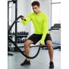 image:imageMAGCOMSEN Mens UPF 50 Sun Protection Hoodies Quick Dry Long Sleeve Rash Guard Lightweight Hoodie Shirt Fishing RunningFlgreen
