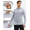 image:imageMAGCOMSEN Mens UPF 50 Sun Protection Hoodies Quick Dry Long Sleeve Rash Guard Lightweight Hoodie Shirt Fishing RunningLight Grey