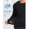 image:imageMAGCOMSEN Mens Sun Protection Shirts UPF 50 UV SPF Long Sleeve Dry Fit Shirt Workout Athletic Fishing Running Rash GuardBlack