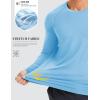 image:imageMAGCOMSEN Mens Sun Protection Shirts UPF 50 UV SPF Long Sleeve Dry Fit Shirt Workout Athletic Fishing Running Rash GuardBlue