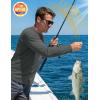 image:imageMAGCOMSEN Mens Sun Protection Shirts UPF 50 UV SPF Long Sleeve Dry Fit Shirt Workout Athletic Fishing Running Rash GuardDark Grey