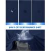 image:imageMAGCOMSEN Mens Sun Protection Shirts UPF 50 UV SPF Long Sleeve Dry Fit Shirt Workout Athletic Fishing Running Rash GuardNavy