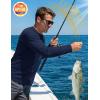 image:imageMAGCOMSEN Mens Sun Protection Shirts UPF 50 UV SPF Long Sleeve Dry Fit Shirt Workout Athletic Fishing Running Rash GuardNavy