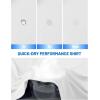 image:imageMAGCOMSEN Mens Sun Protection Shirts UPF 50 UV SPF Long Sleeve Dry Fit Shirt Workout Athletic Fishing Running Rash GuardWhite