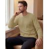 image:imageMAGCOMSEN Mens Thermal Shirts Long Sleeve Waffle Underwear Top Cold Weather Base Layer Winter Warm UndershirtsKhaki