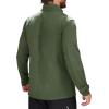 image:imageMAGCOMSEN Mens Quarter Zip Pullover Fleece Lined Long Sleeve Golf Shirts 14 Zip Thermal Running Athletic SweatshirtsGreen