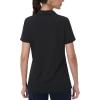 image:imageMAGCOMSEN Womens Golf Shirts Short Sleeve Polo Collared Shirt V Neck Quick Dry Sun Protection UPF 50 Tennis Top01black