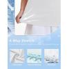 image:imageMAGCOMSEN Womens Golf Shirts Short Sleeve Polo Collared Shirt V Neck Quick Dry Sun Protection UPF 50 Tennis Top03white