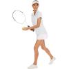 image:imageMAGCOMSEN Womens Golf Shirts Short Sleeve Polo Collared Shirt V Neck Quick Dry Sun Protection UPF 50 Tennis Top03white