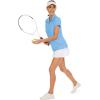 image:imageMAGCOMSEN Womens Golf Shirts Short Sleeve Polo Collared Shirt V Neck Quick Dry Sun Protection UPF 50 Tennis Top05waterfall Blue