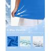 image:imageMAGCOMSEN Womens Golf Shirts Short Sleeve Polo Collared Shirt V Neck Quick Dry Sun Protection UPF 50 Tennis TopBlue Green