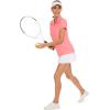 image:imageMAGCOMSEN Womens Golf Shirts Short Sleeve Polo Collared Shirt V Neck Quick Dry Sun Protection UPF 50 Tennis TopPink