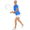 image:imageMAGCOMSEN Womens Golf Shirts Short Sleeve Polo Collared Shirt V Neck Quick Dry Sun Protection UPF 50 Tennis TopSky Blue