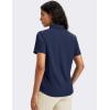 image:imageMAGCOMSEN Womens Polo Shirts Short Sleeve UPF 50 Golf Collared Shirt for Work Quick Dry Tennis Top Moisture WickNavy