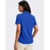 image:imageMAGCOMSEN Womens Polo Shirts Short Sleeve UPF 50 Golf Collared Shirt for Work Quick Dry Tennis Top Moisture WickRoyal Blue