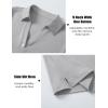 image:imageMAGCOMSEN Womens Polo Shirts Short Sleeve UPF 50 Sun Protection Golf Shirt V Neck Collared Tops Dry FitLight Grey