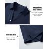 image:imageMAGCOMSEN Womens Polo Shirts Short Sleeve UPF 50 Sun Protection Golf Shirt V Neck Collared Tops Dry FitNavy
