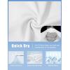 image:imageMAGCOMSEN Womens Polos Golf Shirts Short Sleeve UPF 50 Collared Shirt Quick Dry Tennis Work Athletic Tops01white
