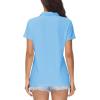image:imageMAGCOMSEN Womens Polos Golf Shirts Short Sleeve UPF 50 Collared Shirt Quick Dry Tennis Work Athletic Tops05falls Blue